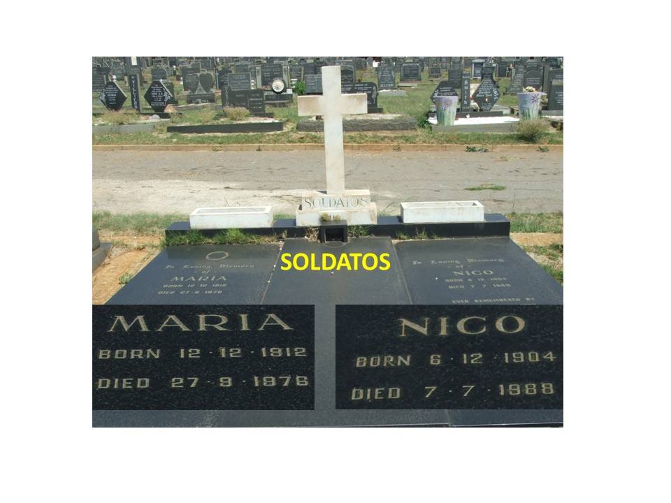 SOLDATOS Nico 1904-1988 &amp; Maria 1912-1978