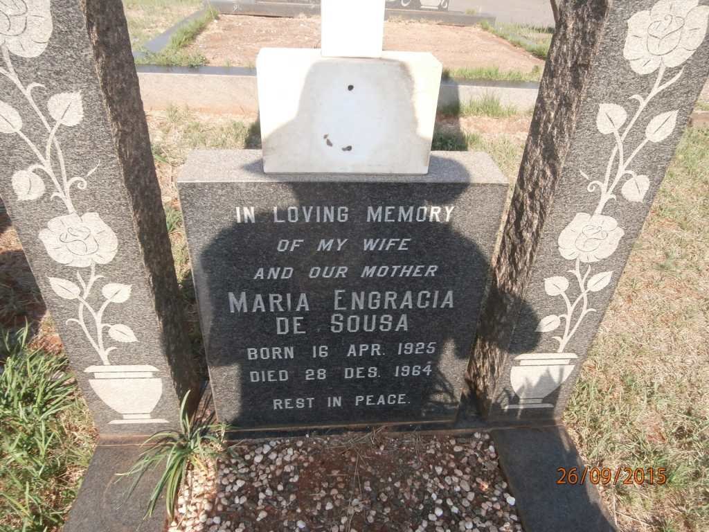 SOUSA Maria Engracia, de 1925-1964