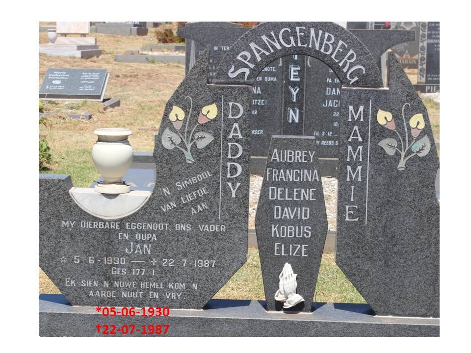 SPANGENBERG Jan 1930-1997