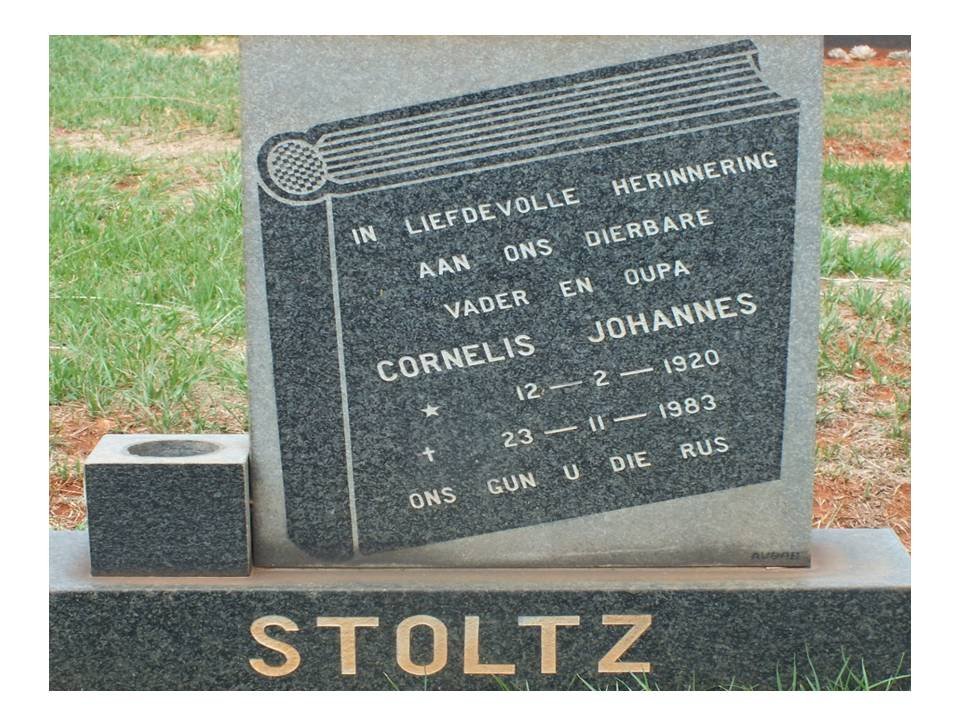 STOLTZ Cornelis Johannes 1920-1983