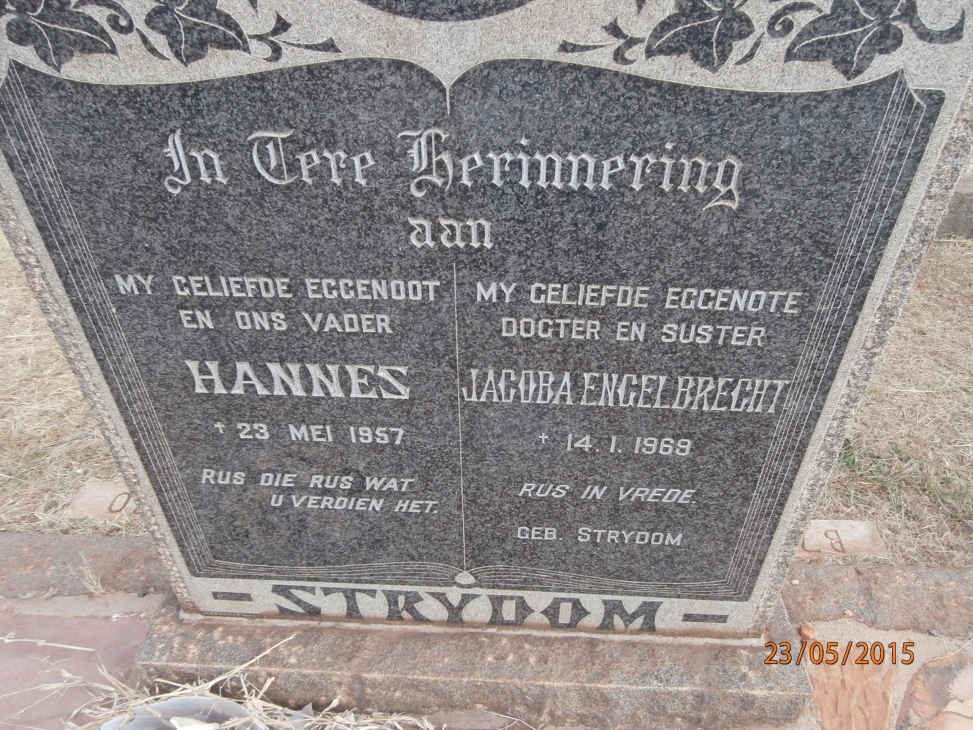 STRYDOM Hannes -1957 :: ENGELBRECHT Jacoba -1969