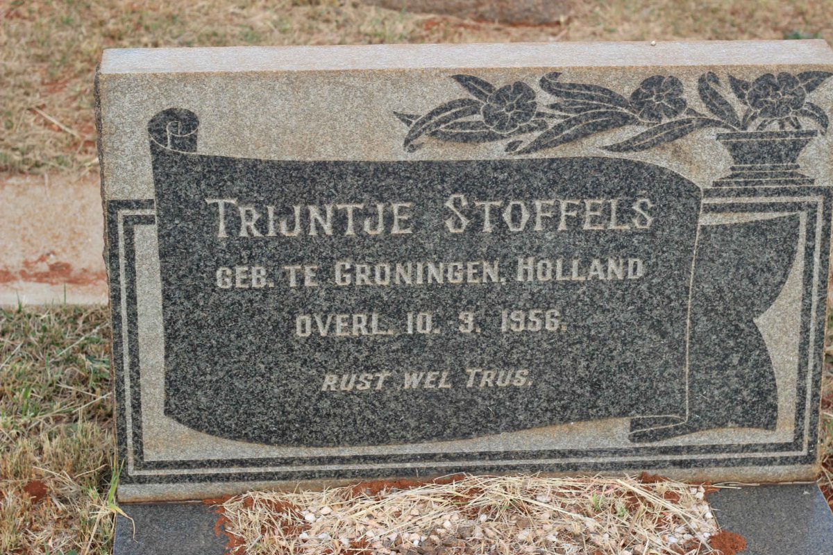 STOFFELS Trijntje -1956