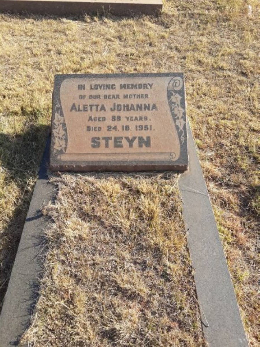 STEYN Aletta Johanna -1951