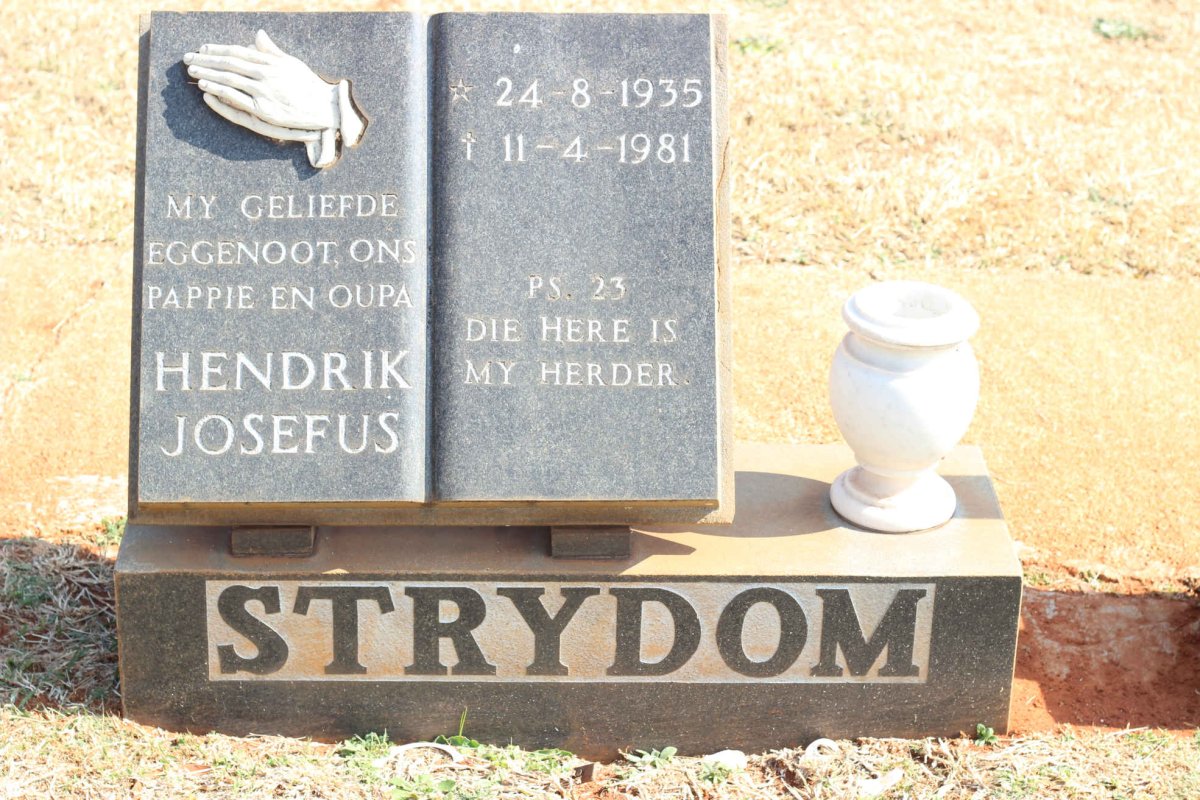 STRYDOM Hendrik Josefus 1935-1981