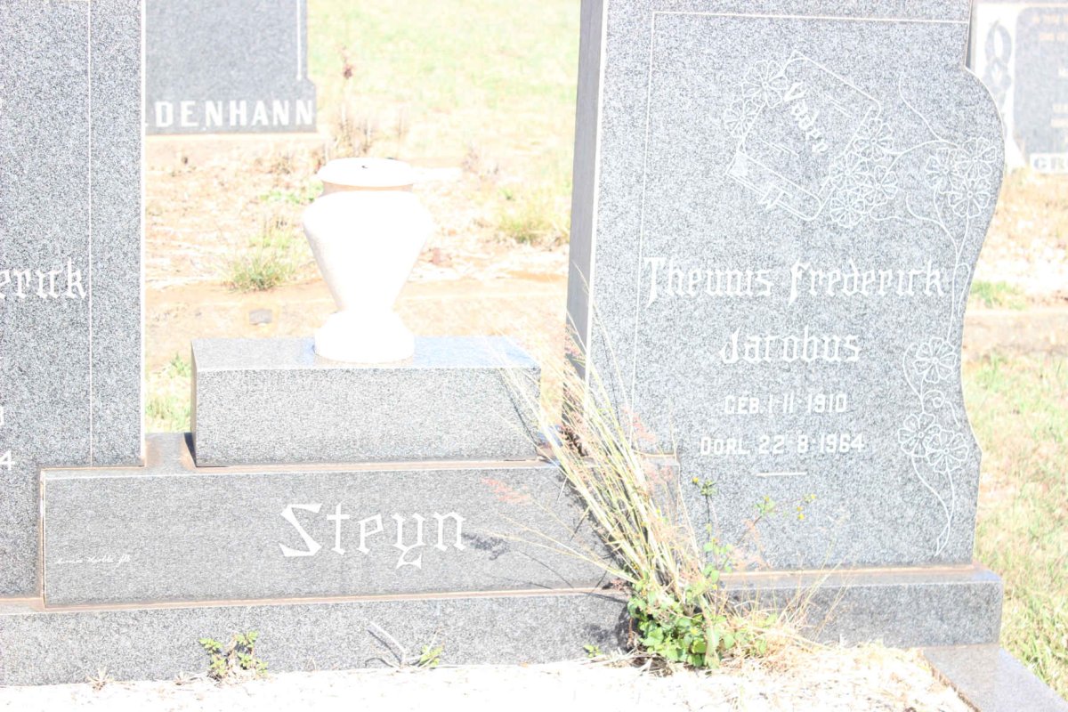 STEYN Theunis Frederick Jacobus 1910-1964