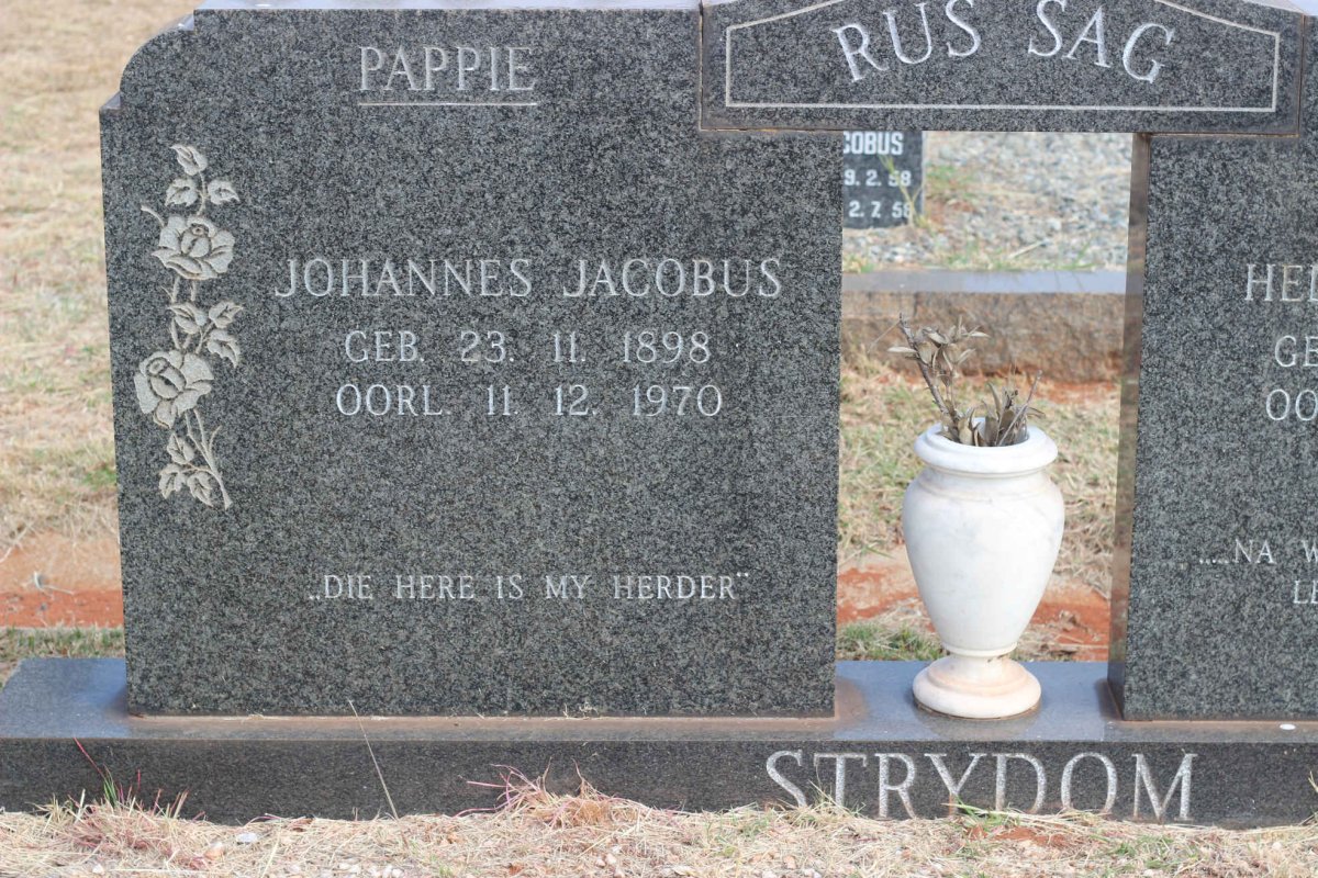 STRYDOM Johannes Jacobus 1898-1970