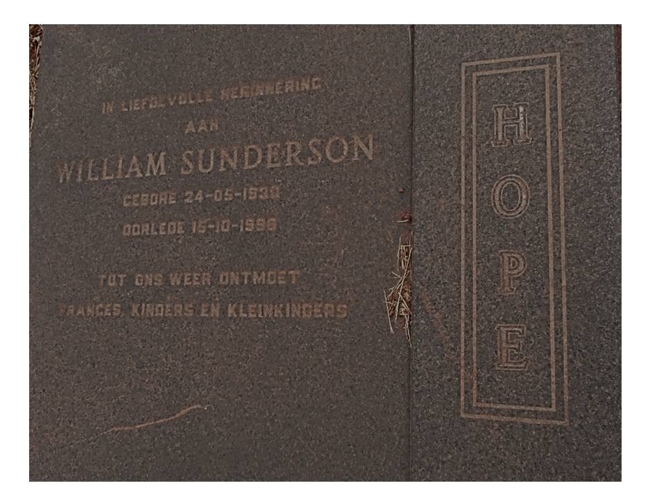 SUNDERSON William 193?-199?