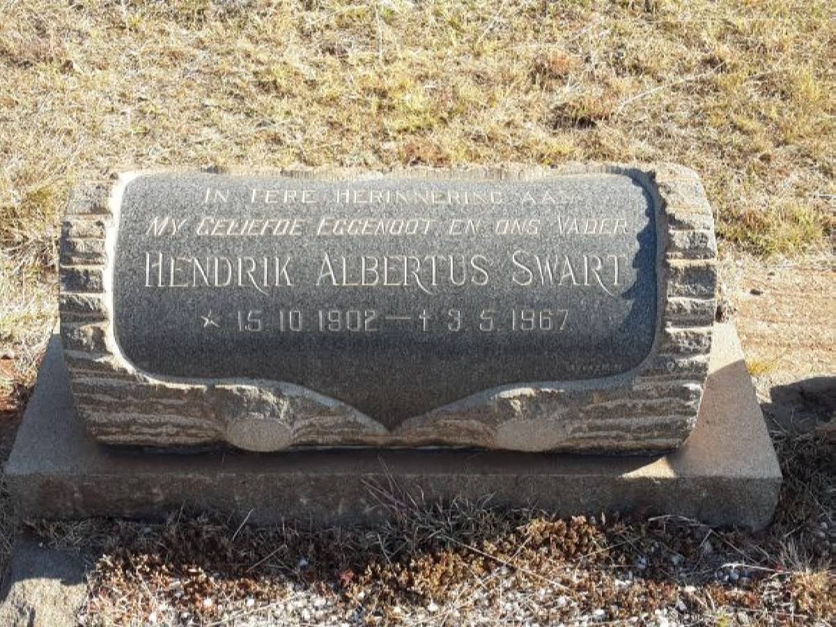 SWART Hendrik Albertus 1902-1967