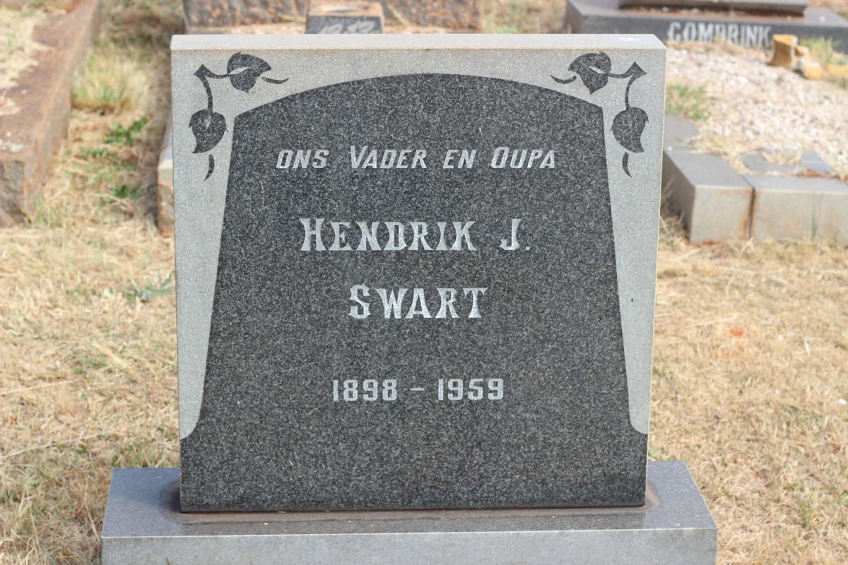 SWART Hendrik J. 1898-1959
