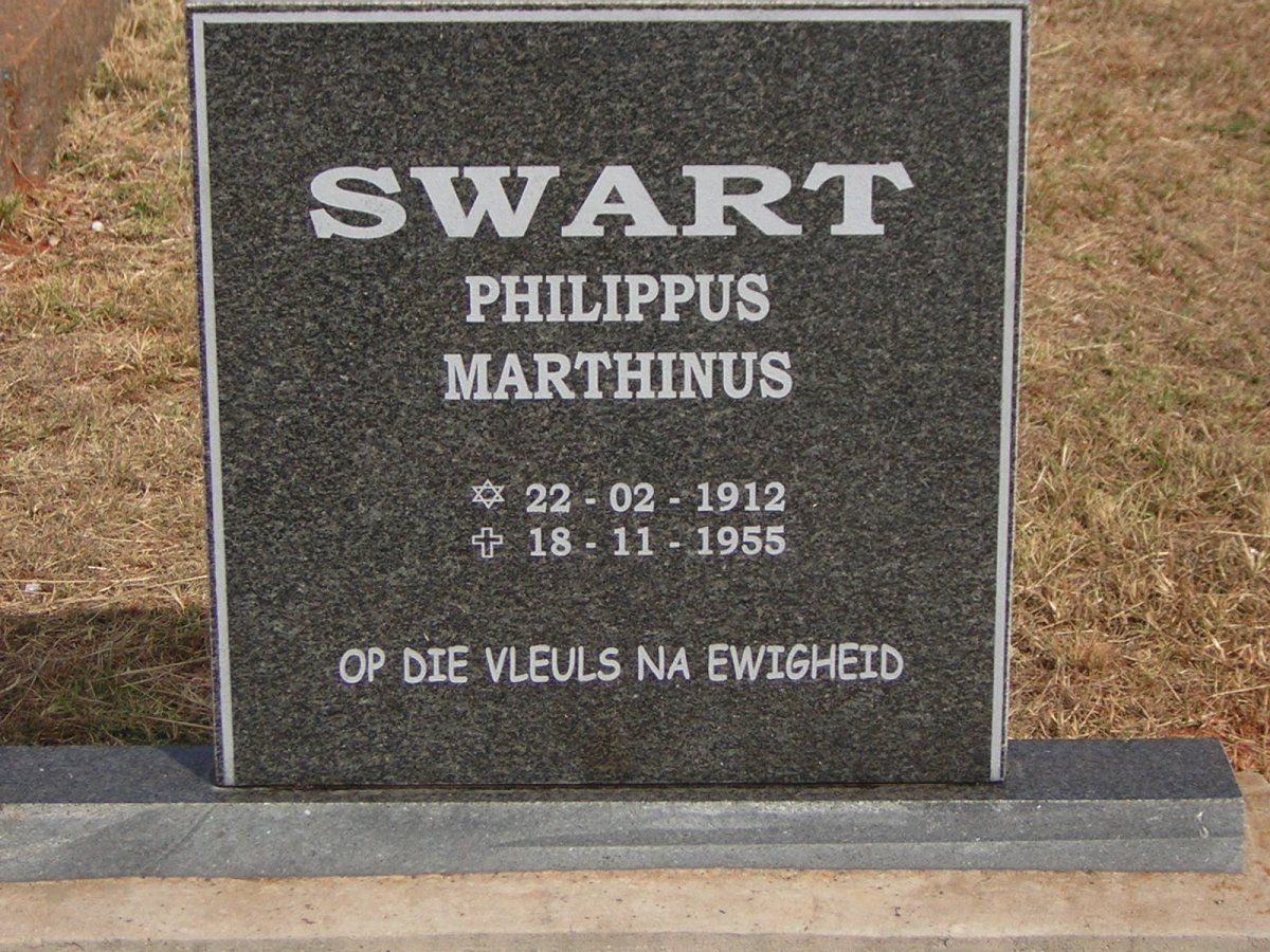 SWART Philippus Marthinus 1912-1955