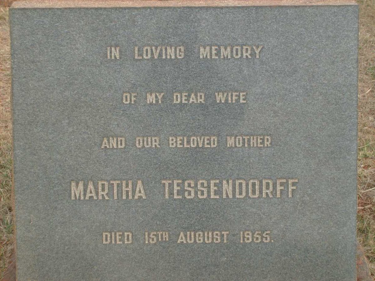 TESSENDORFF Martha -1955