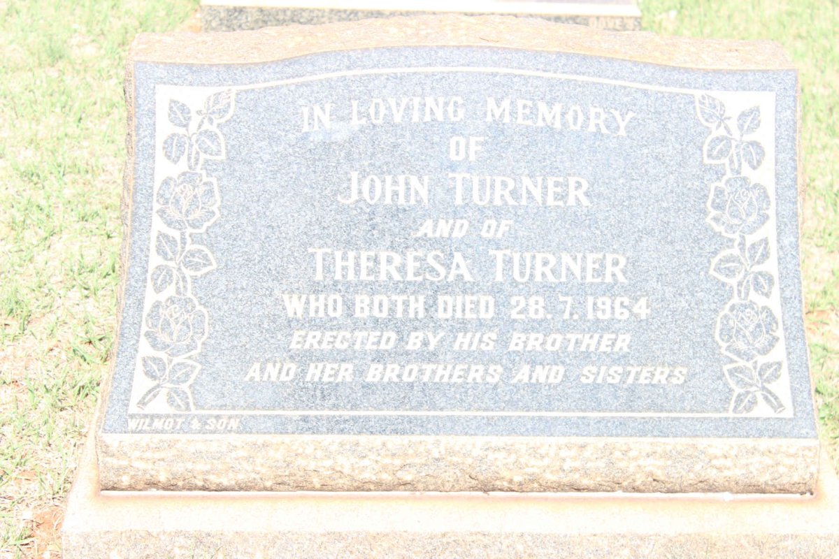 TURNER John -1964 &amp; Theresa -1964