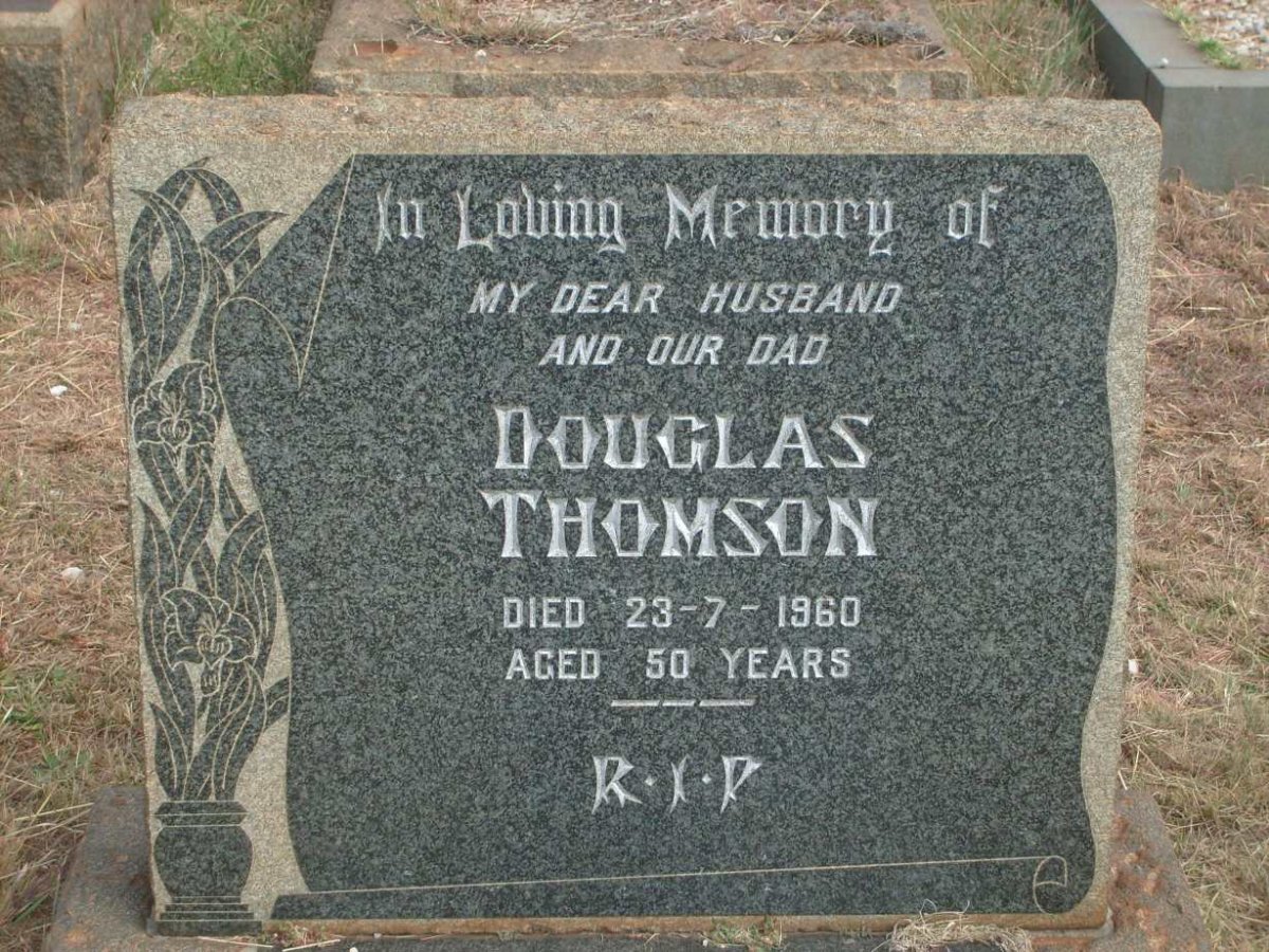 THOMSON Douglas -1960