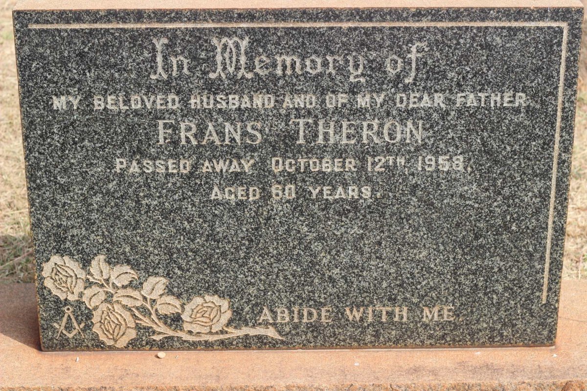THERON Frans -1958