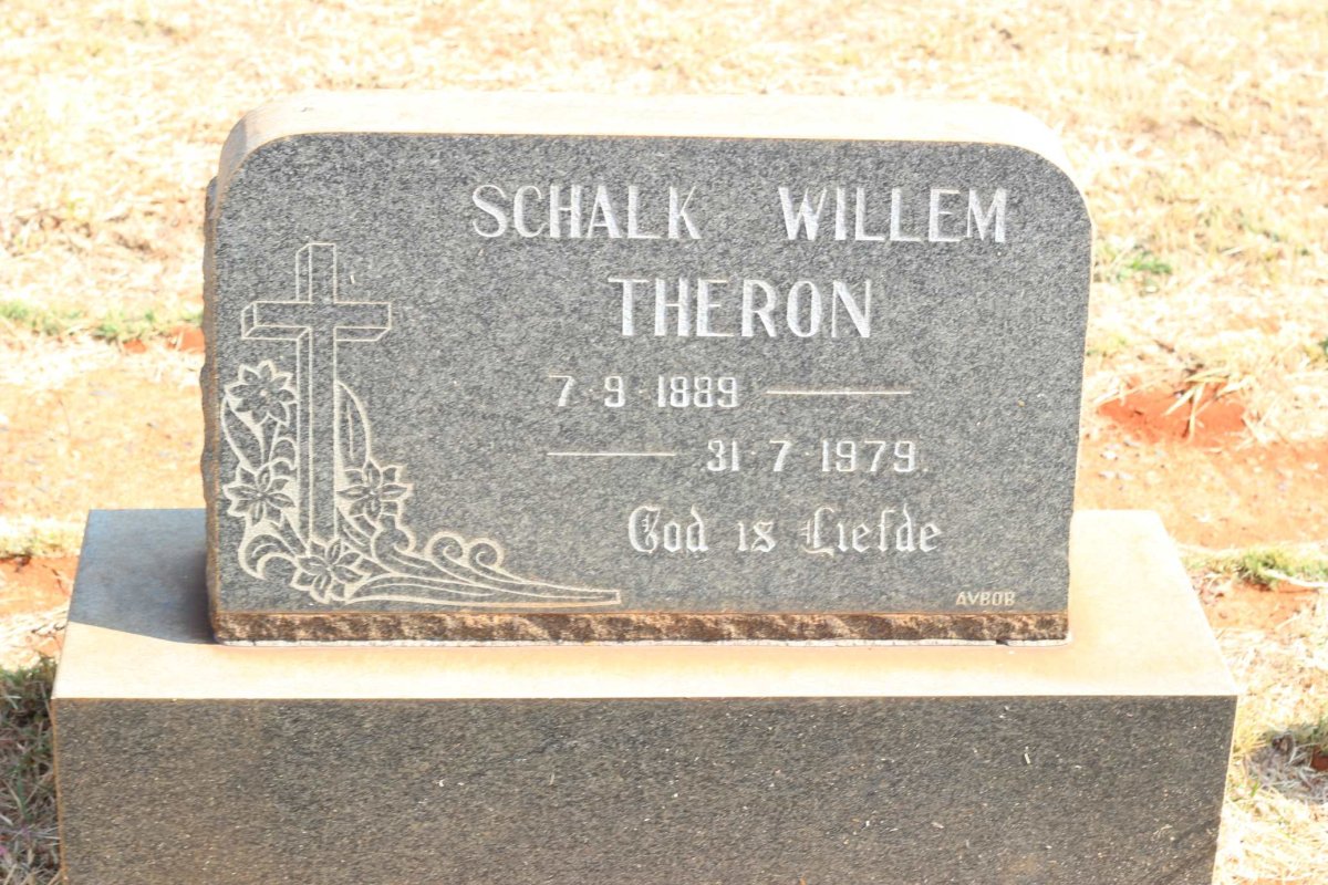 THERON Schalk Willem 1889-1979