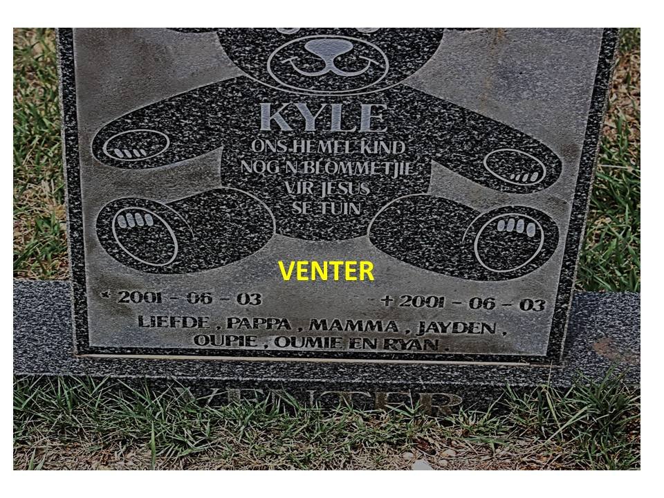 VENTER Kyle 2001-2001