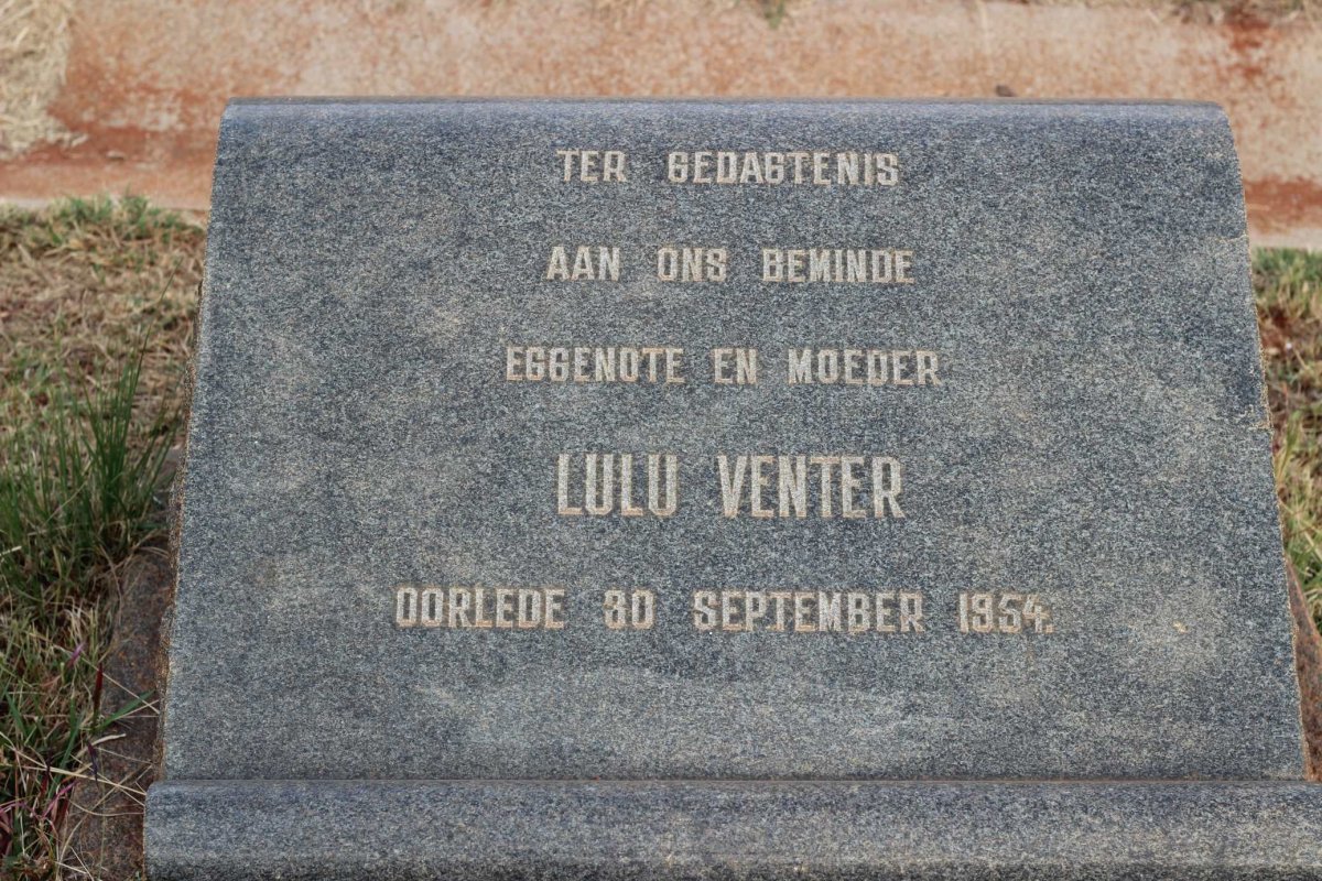 VENTER Lulu -1954