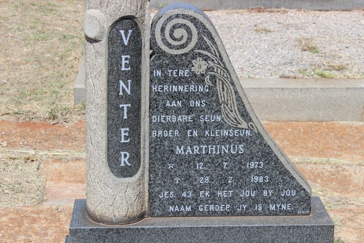 VENTER Marthinus 1973-1983