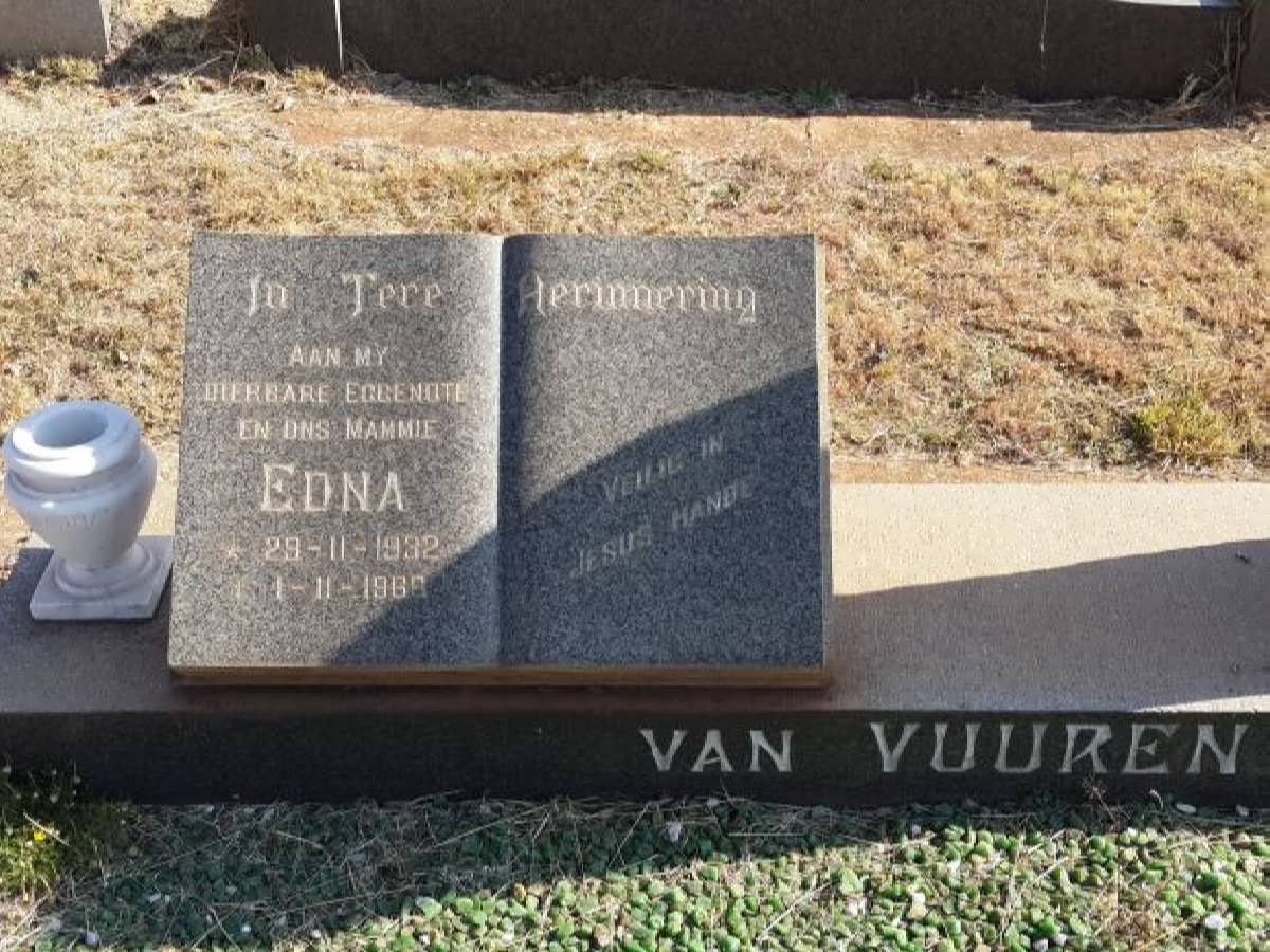 VUUREN Edna, van 1932-1966 :: VAN VUUREN Adriaan Albertus 1958-1966