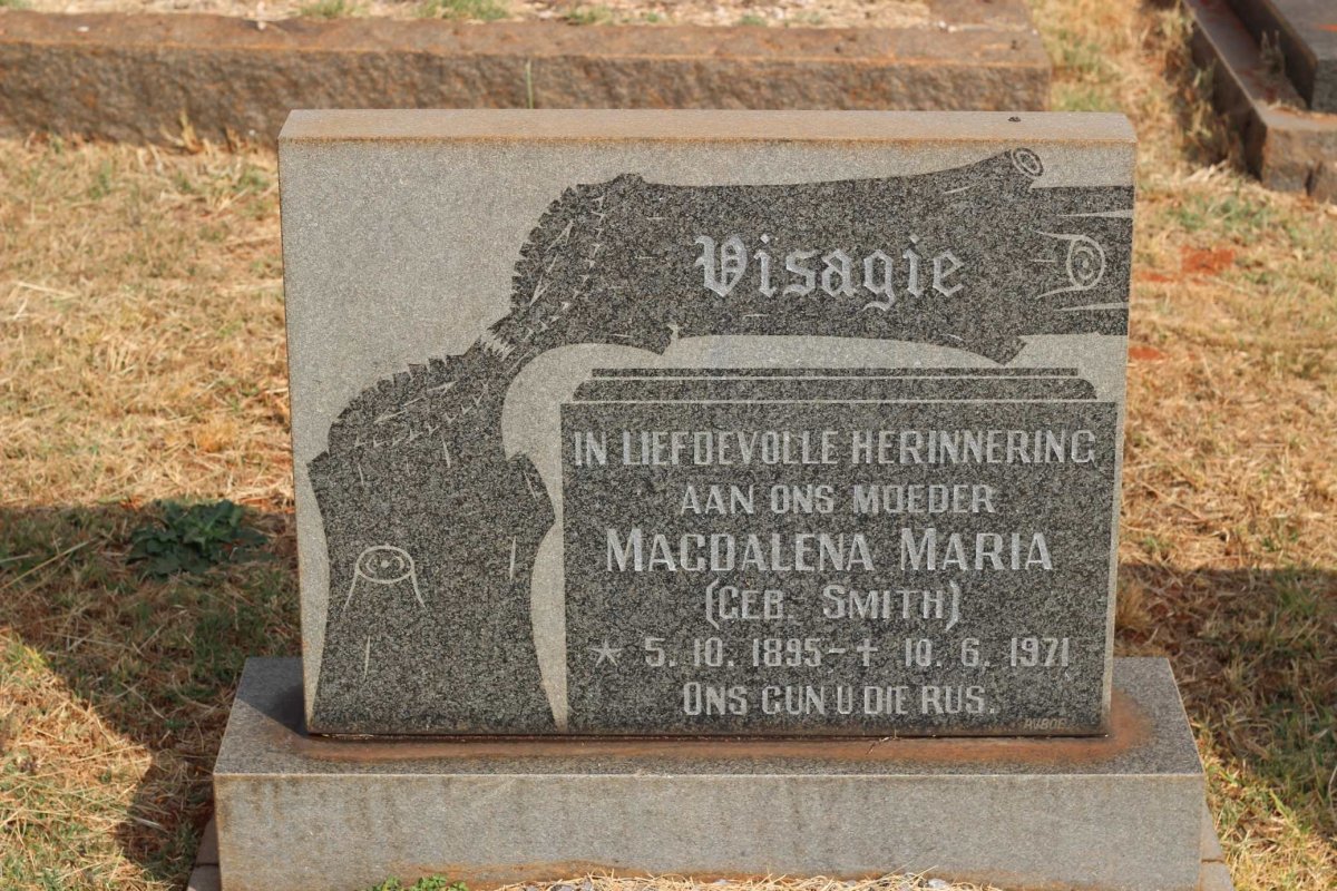 VISAGIE Magdalena Maria nee SMITH 1895-1971