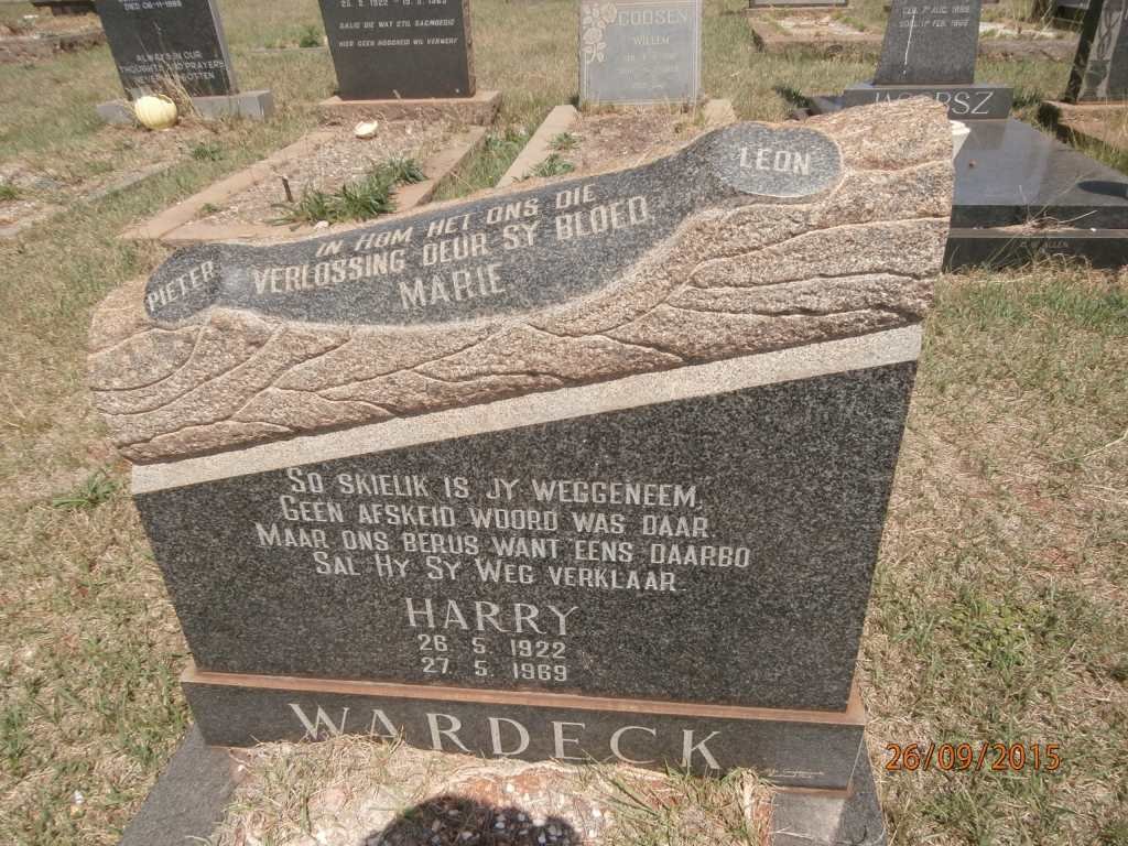 WARDECK Harry 1922-1969