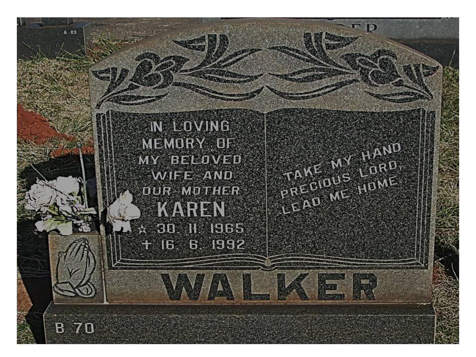 WALKER Karen 1965-1992