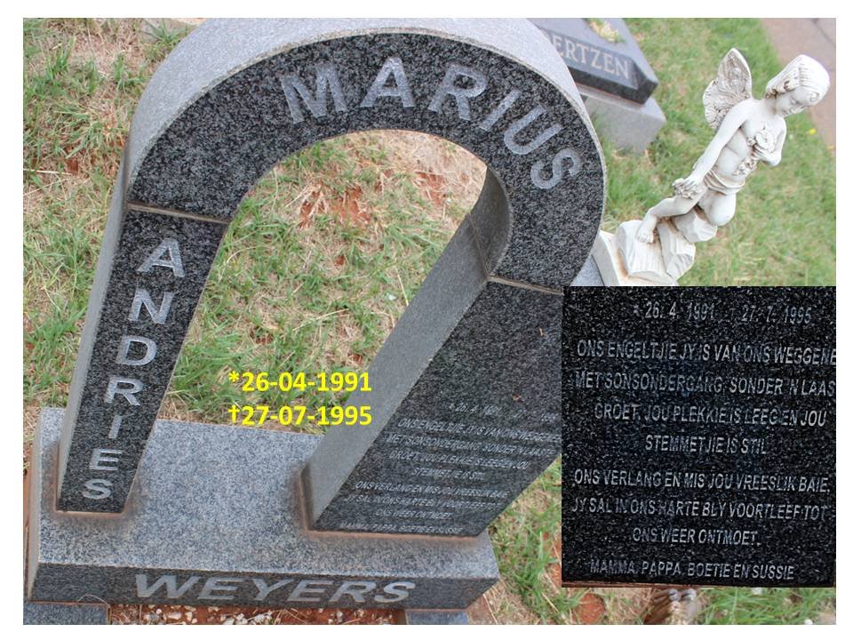 WEYERS Marius Andries 1991-1995