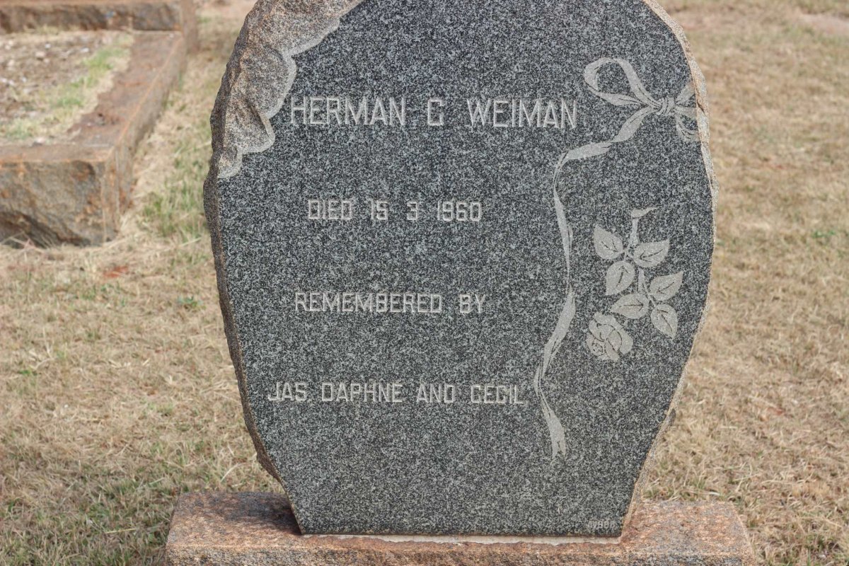 WEIMAN Herman G. -1960