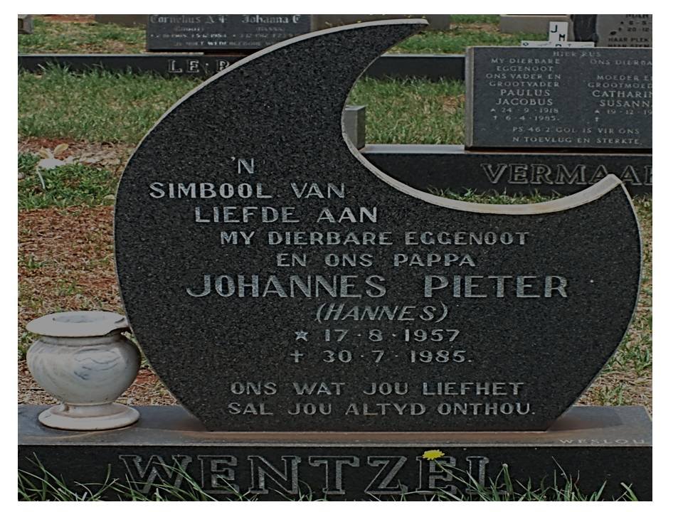 WENTZEL Johannes Pieter 1957-1985