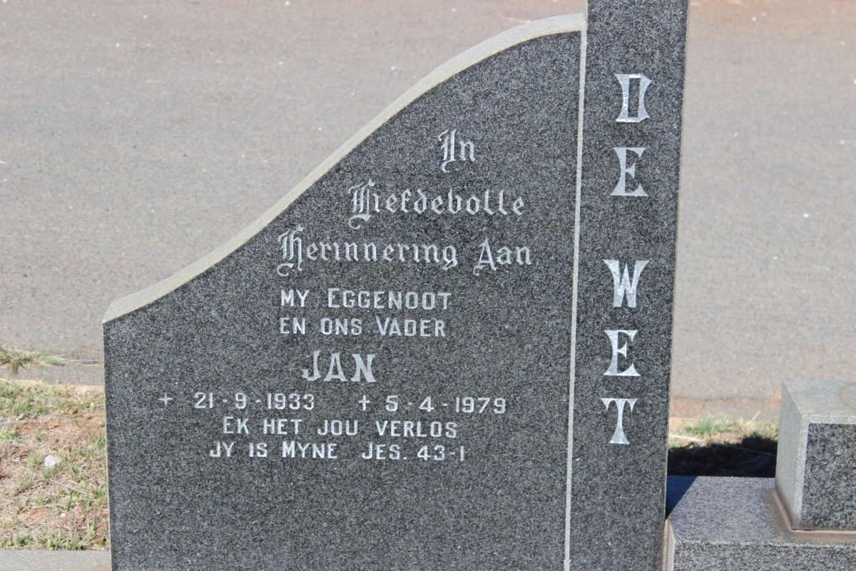 WET Jan, de 1933-1979