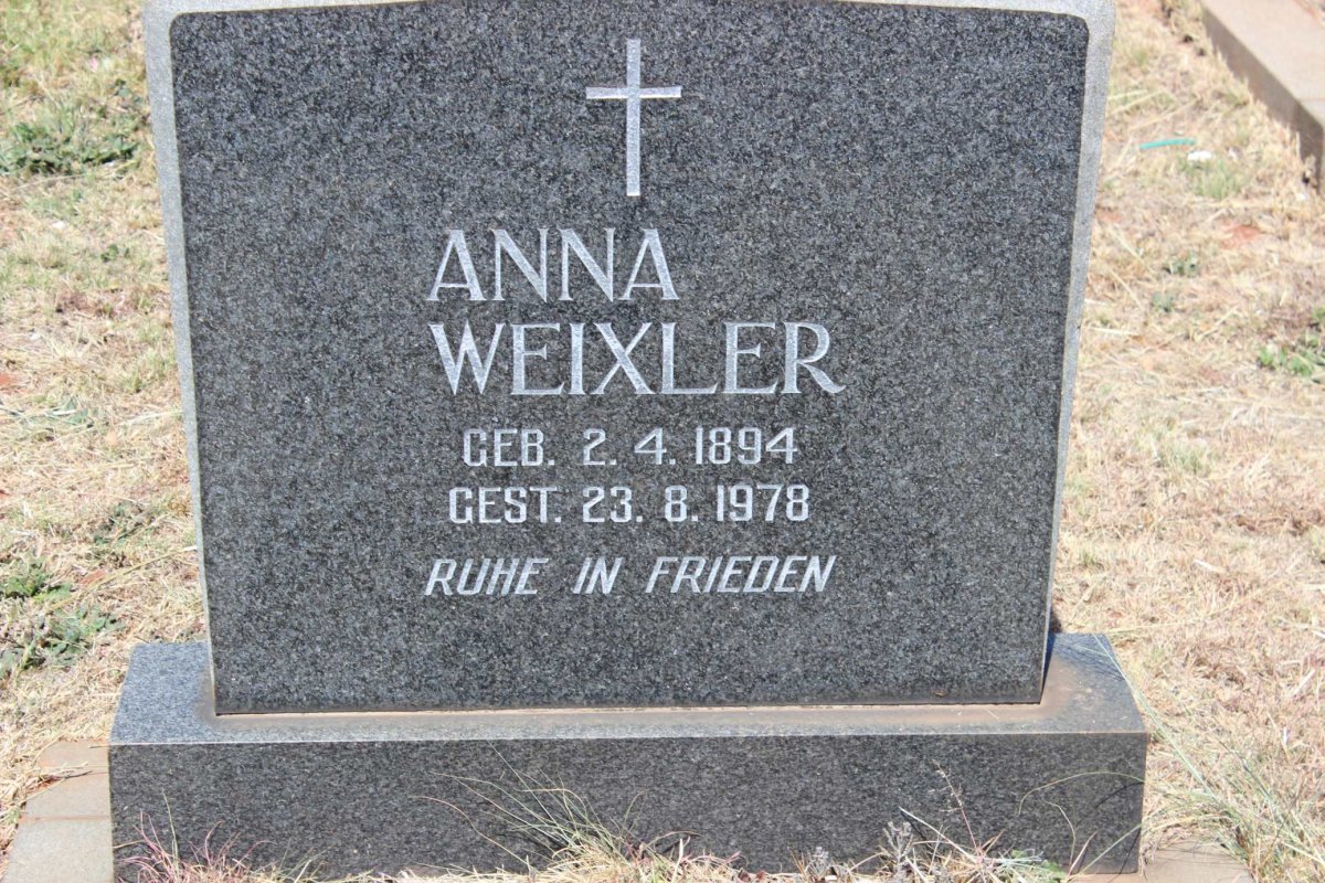 WEIXLER Anna 1894-1978