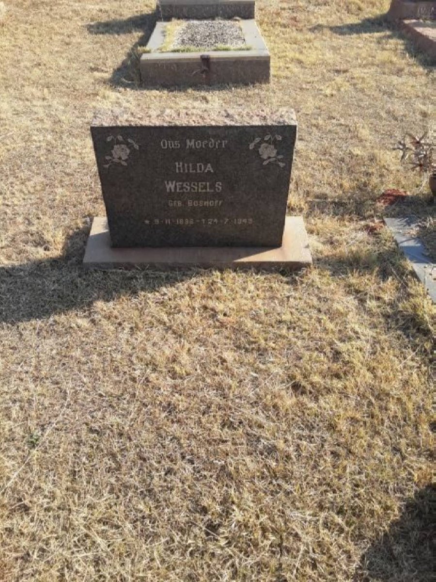 WESSELS Hilda nee BOSHOFF 18??-194?