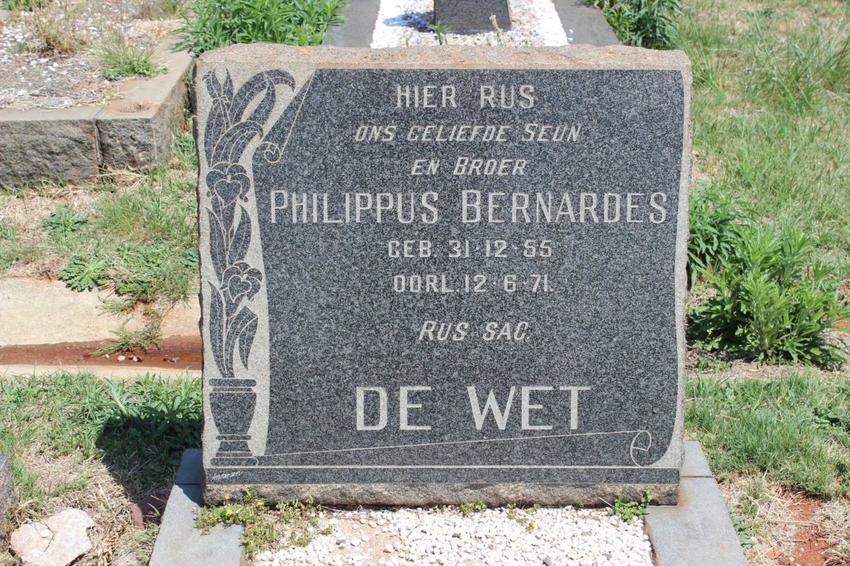 WET Philippus Bernardes, de 1955-1971