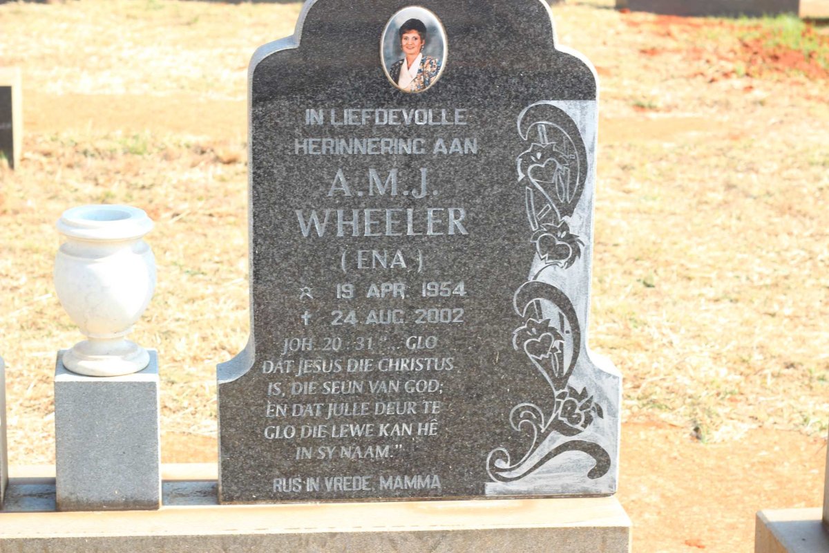 WHEELER A.M.J. 1954-2002