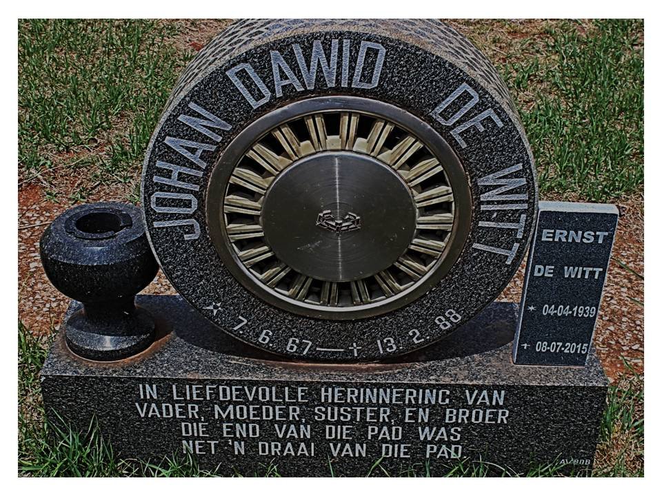 WITT Ernst, de 1939-2015 :: DE WITT Johan Dawid 1967-1988