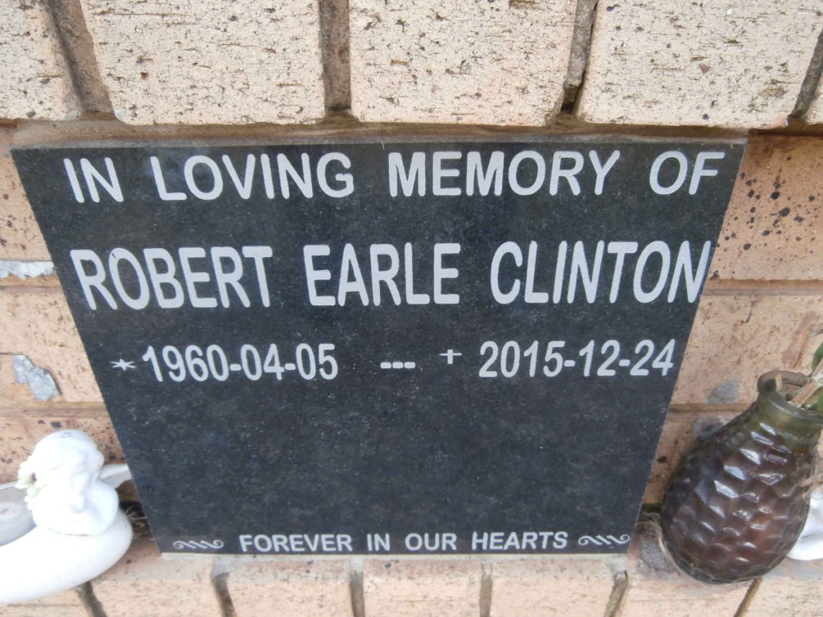 CLINTON Robert Earle 1960-2015