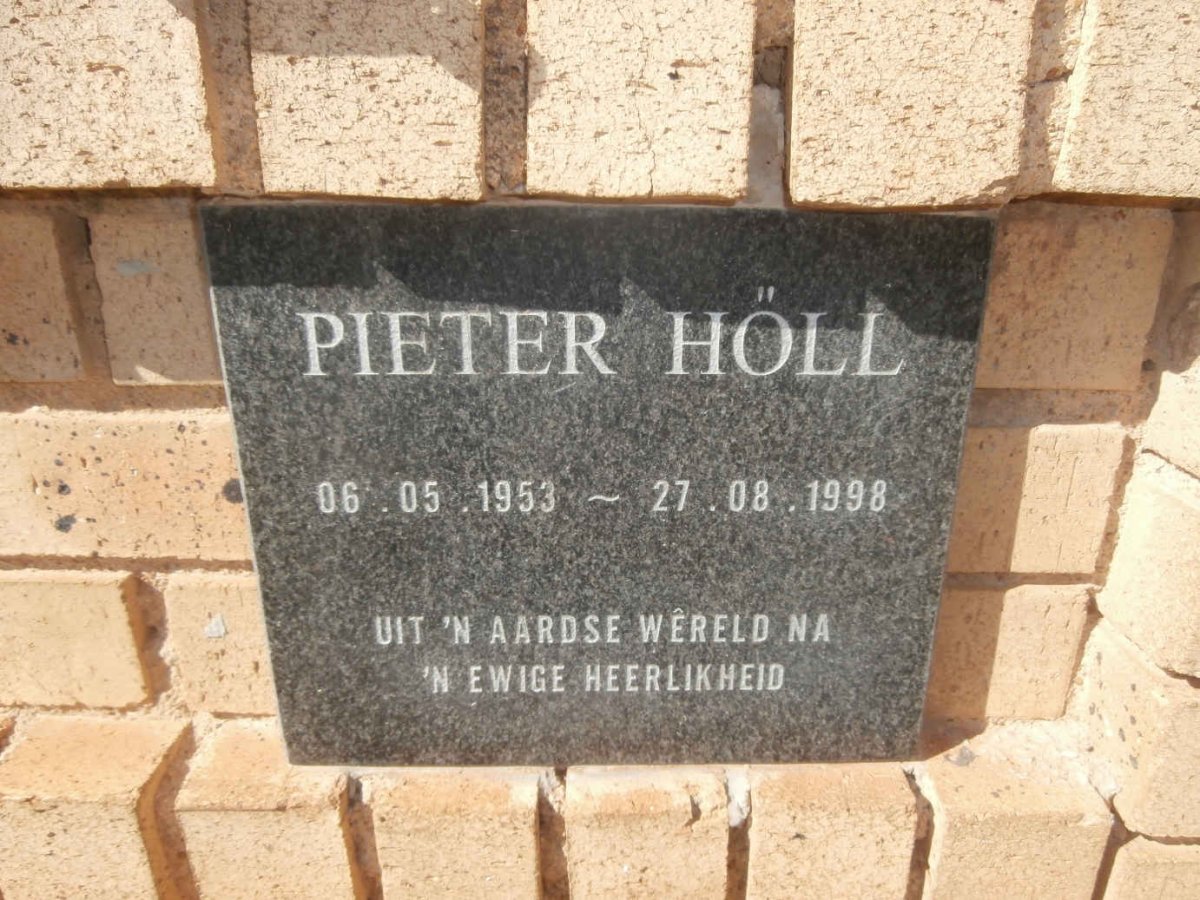 HOLL Pieter 1953-1998