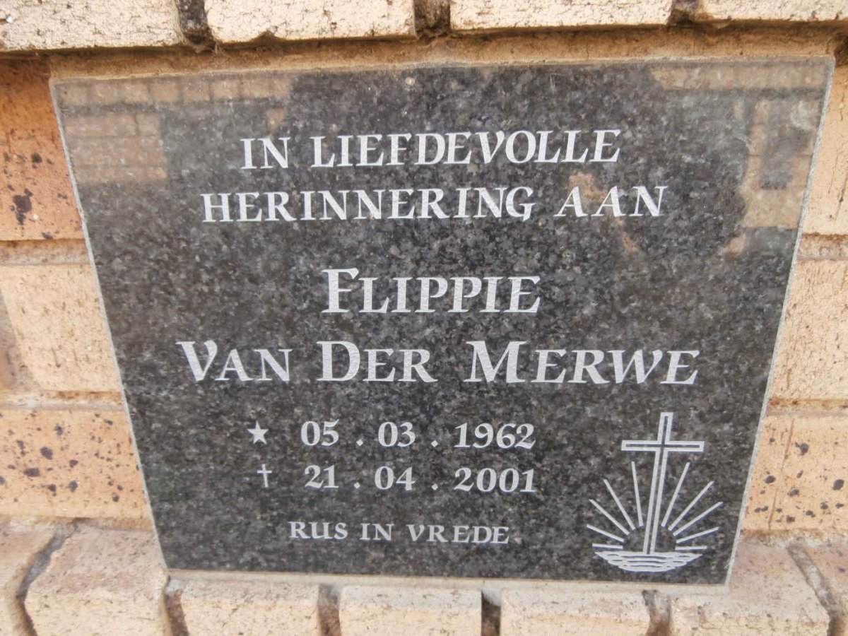 MERWE Flippie, van der 1962-2001