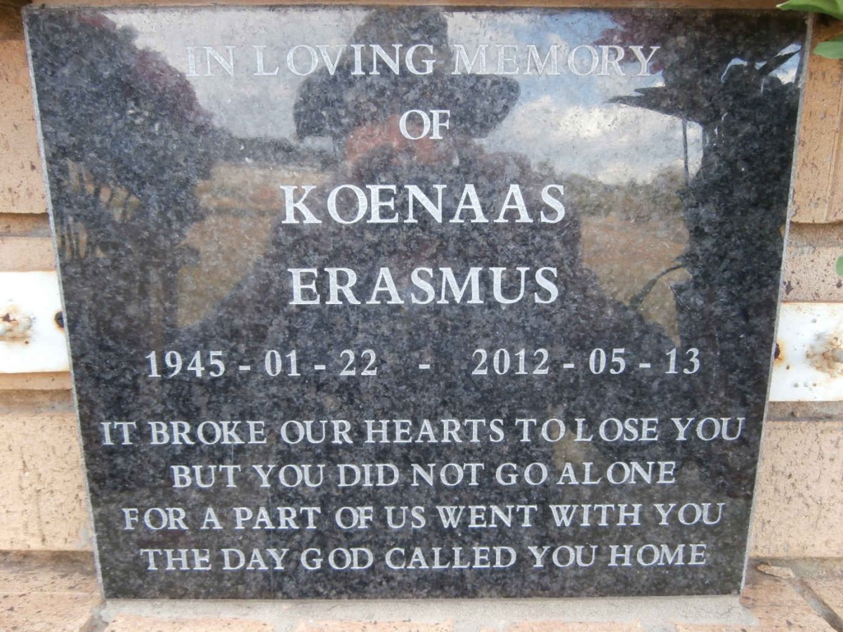 ERASMUS Koenaas 1945-2012