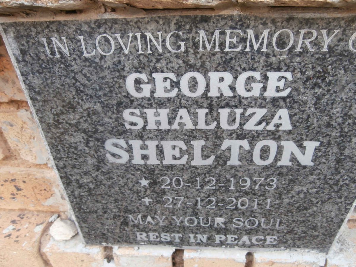SHELTON George Shaluza 1973-2011