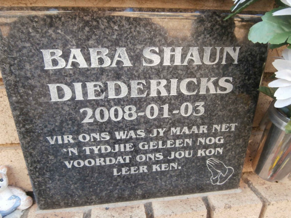 DIEDERICKS Shaun -2008
