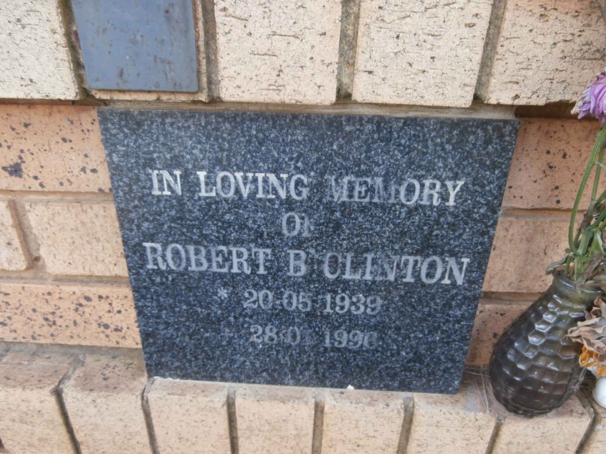 CLINTON Robert B. 1939-1996