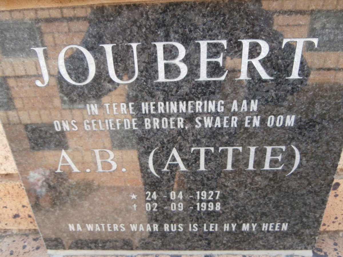 JOUBERT A.B. 1927-1998