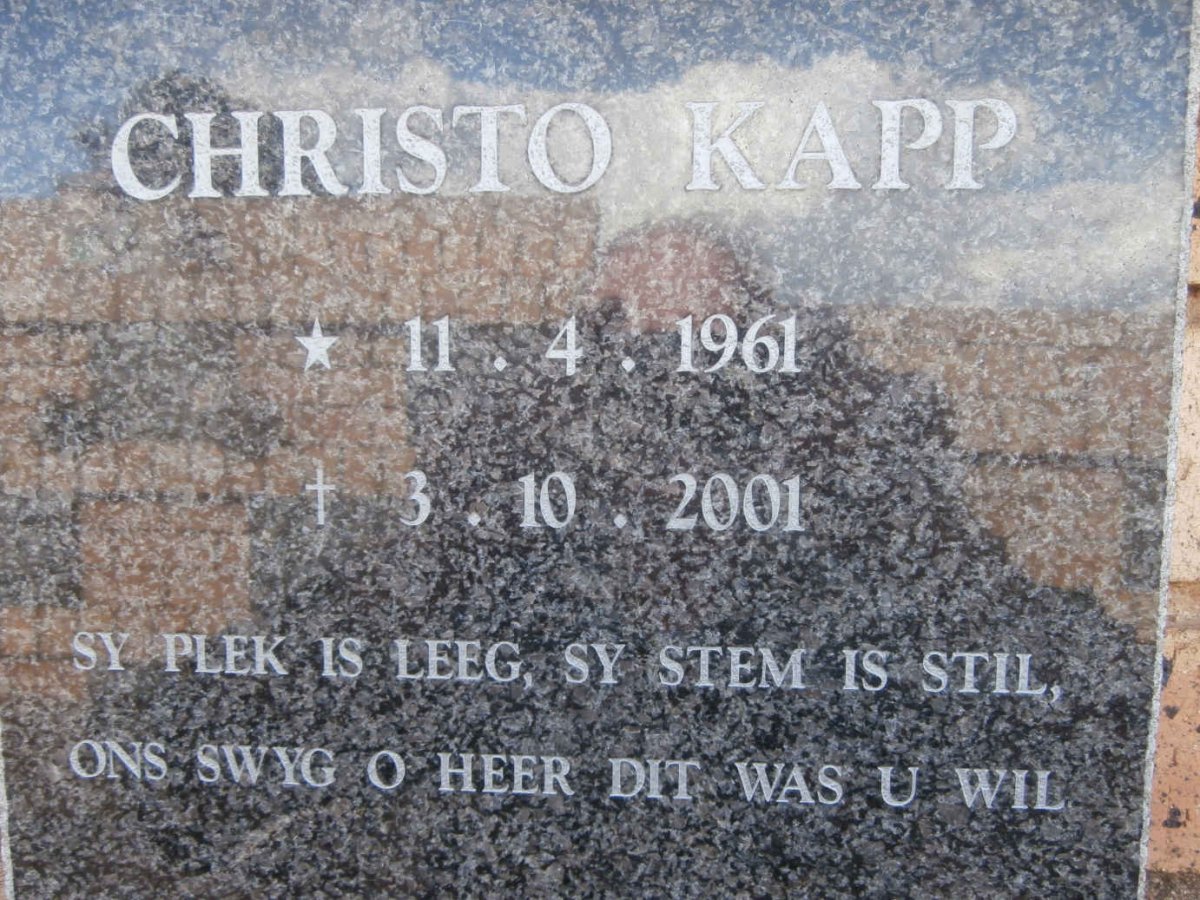 KAPP Christo 1961-2001