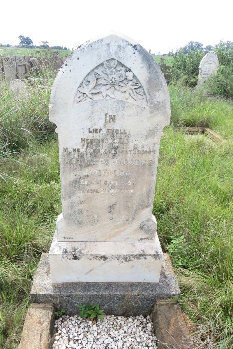 PRINSLOO Johannes Jacobus 1894-1919