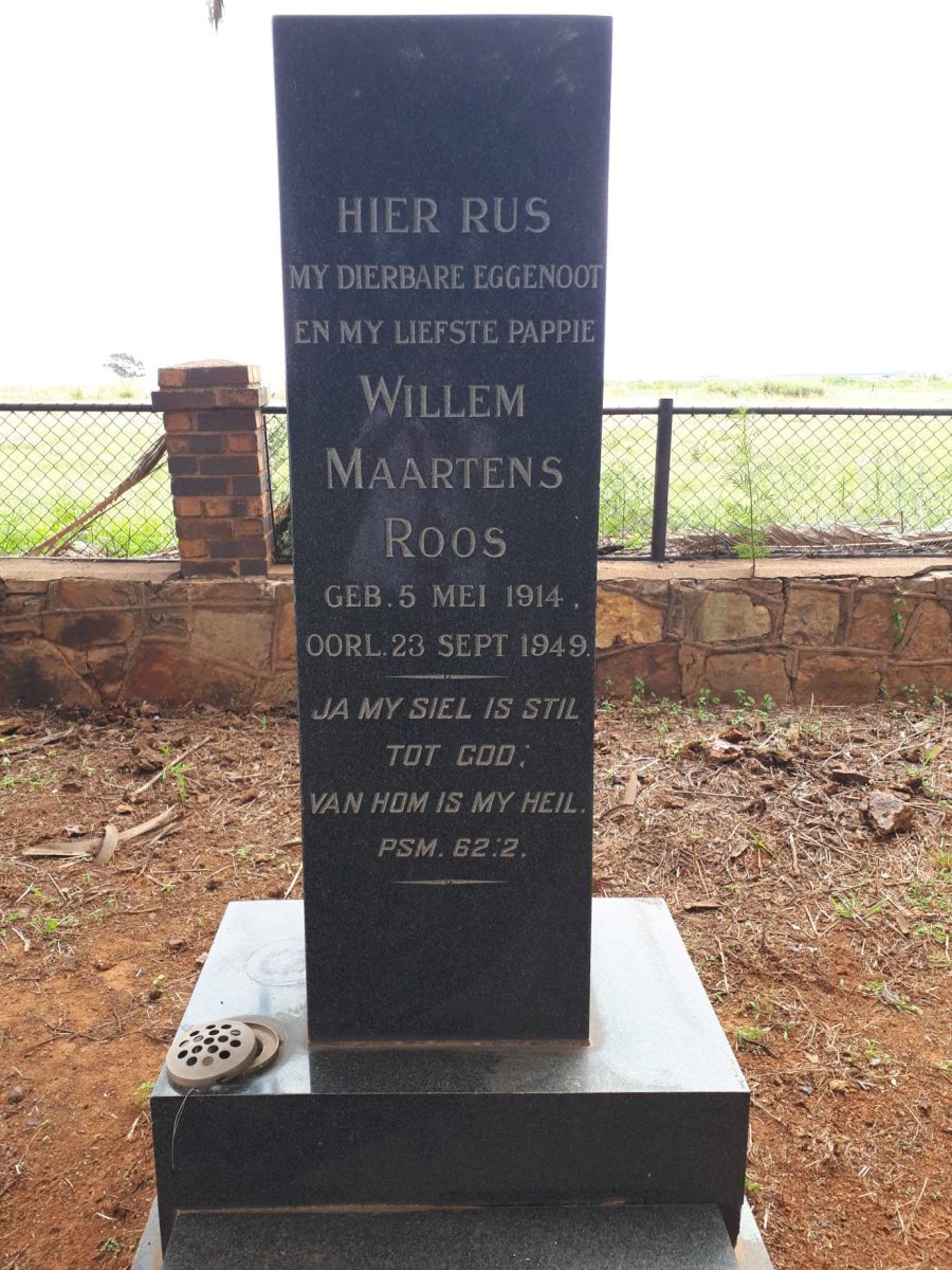 ROOS Willem Maartens 1914-1949