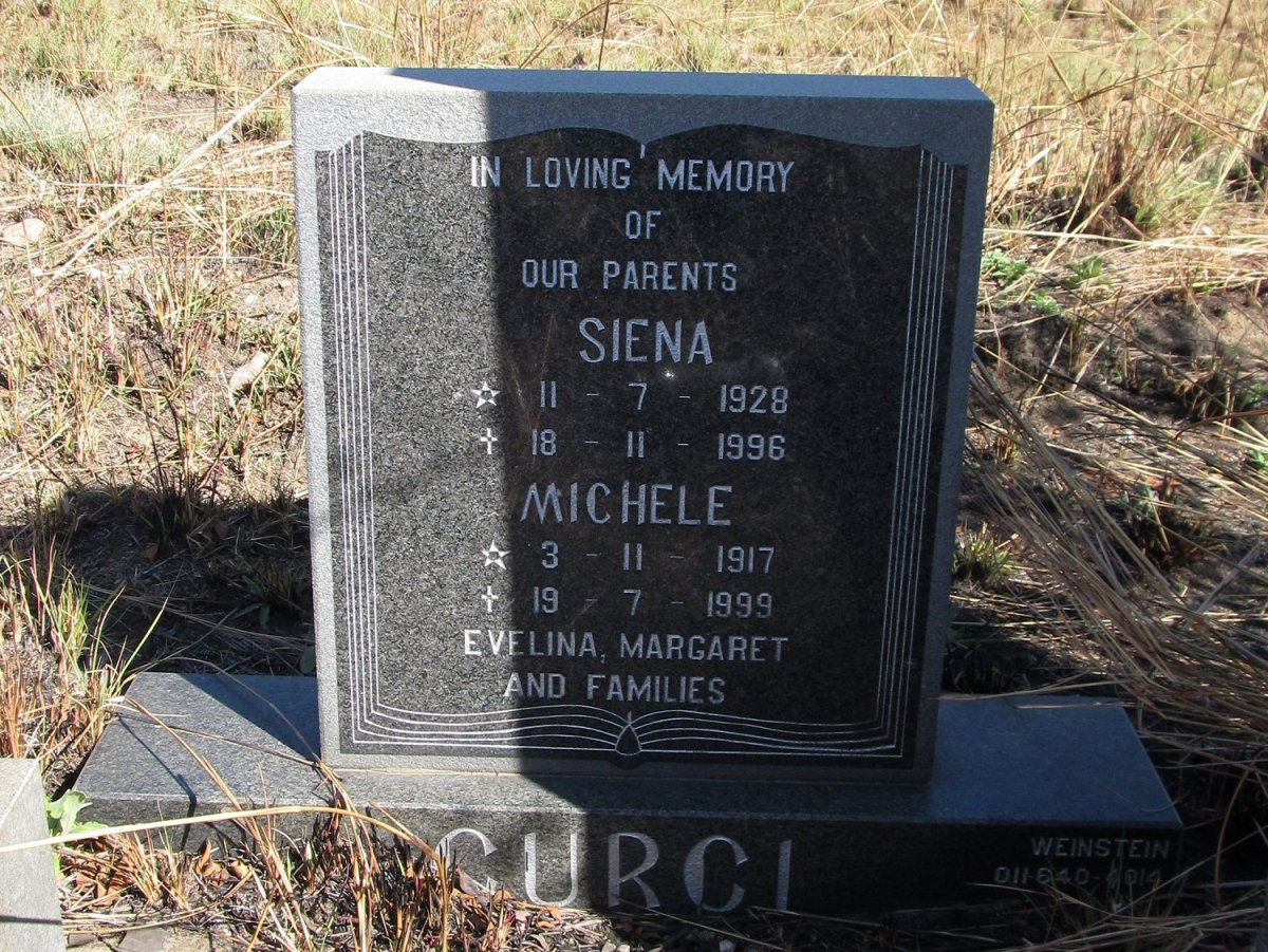 CURCI Siena 1928-1996 &amp; Michele 1917-1999