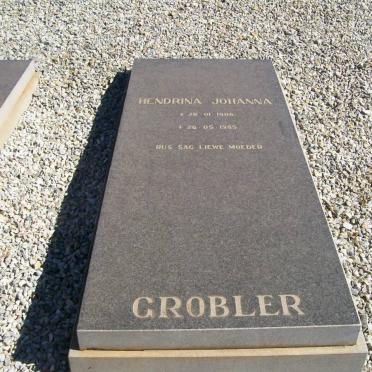 GROBLER Hendrina Johanna 1906-1985