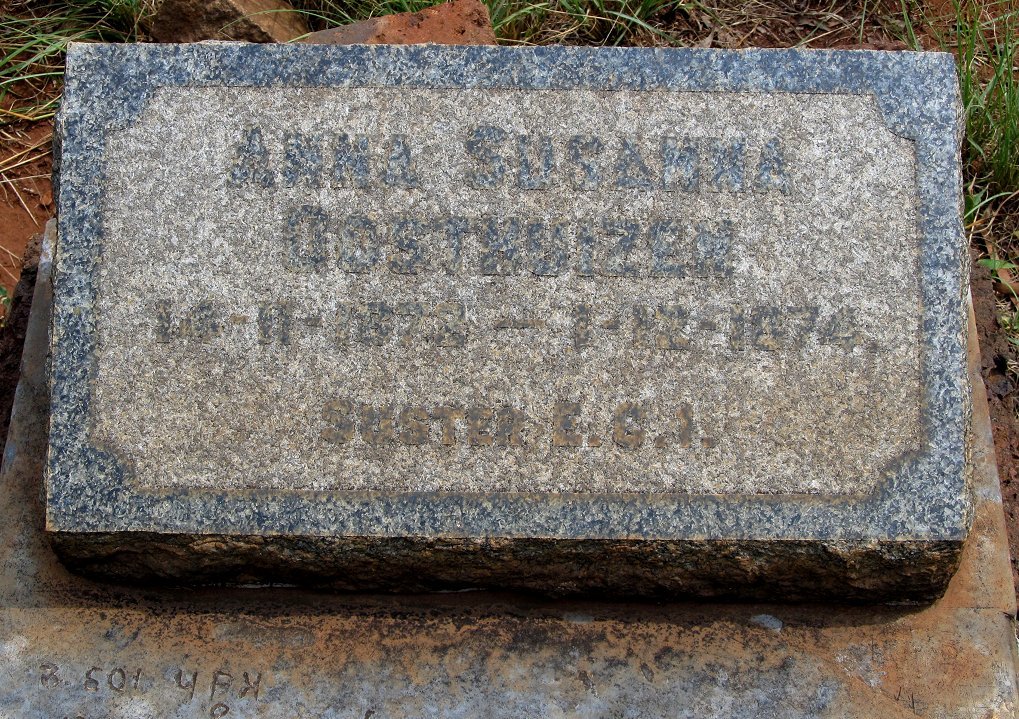 OOSTHUIZEN Anna Susanna 1873-1874