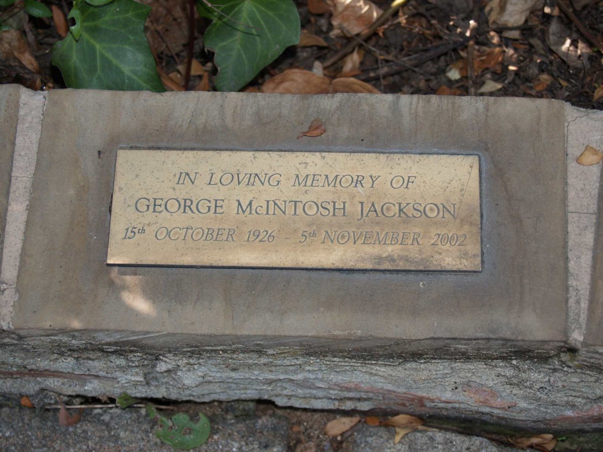 JACKSON George McIntosh 1926-2002
